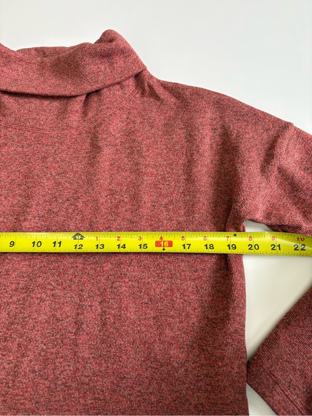 Arc’teryx Laina Sweater Heathered Rust Rose Funnel Neck Pullover Size XS - Picture 7 of 8